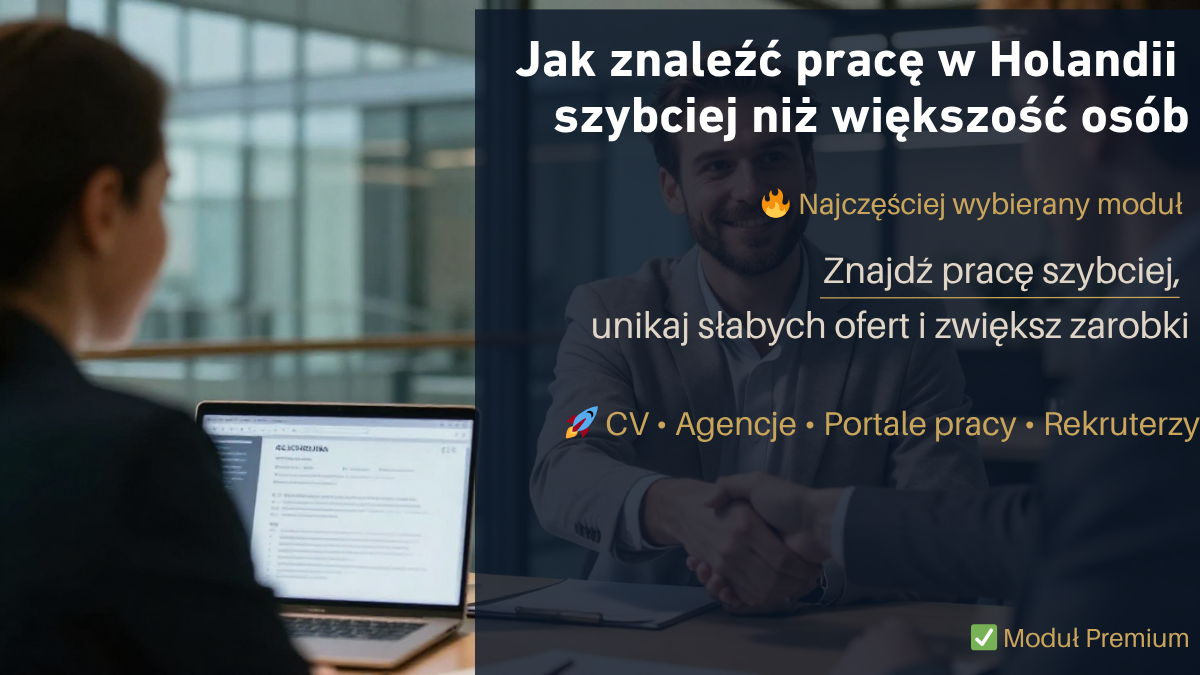 Praca w Holandi w 7 dni Nawet bez języka!