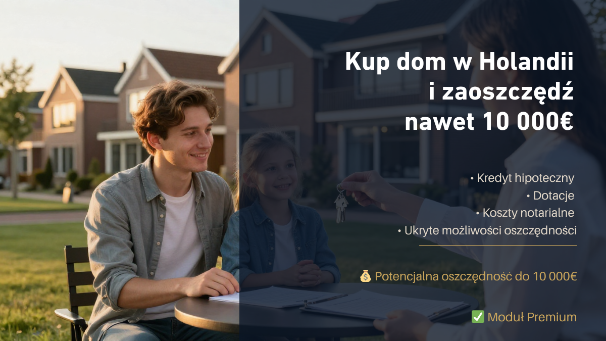 Odbierz nawet 5000 euro dodatków w Holandii