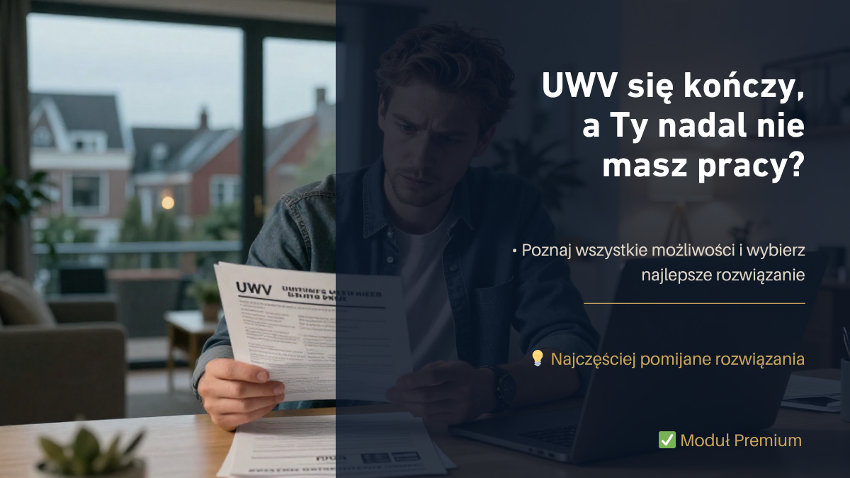 UWV się kończy a ty nie masz pracy co dalej ?